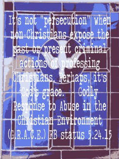 it's not persecution